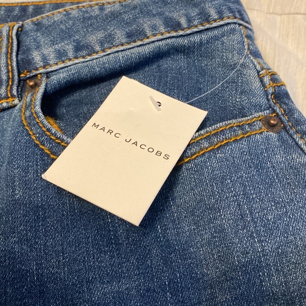 Marc Jacobs High Rise Flare Jeans Bright Blue size 28 - Picture 10 of 14